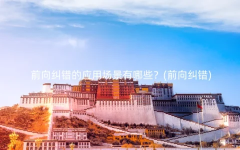 前向纠错的应用场景有哪些？(前向纠错)