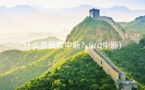 什么是嵌套中断？(irq中断)