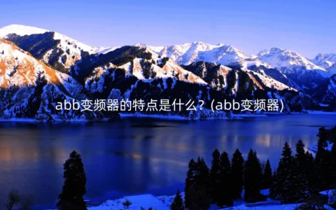 abb变频器的特点是什么？(abb变频器)