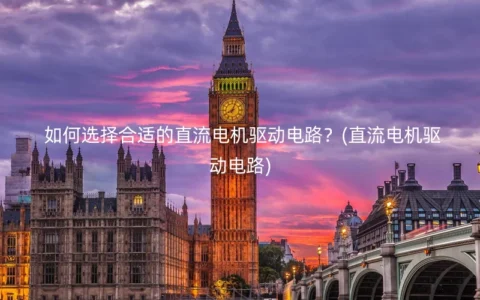 如何选择合适的直流电机驱动电路？(直流电机驱动电路)
