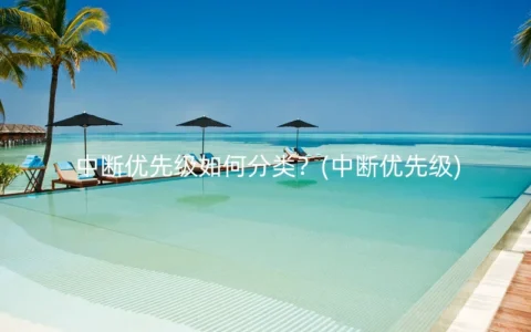 中断优先级如何分类？(中断优先级)
