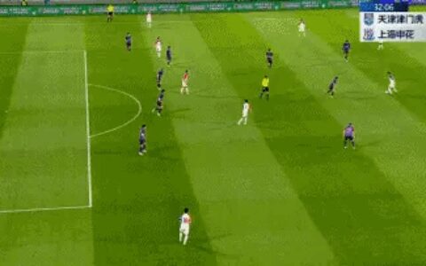 中超-谢鹏飞中柱 申花客场0-0津门虎11轮不败领跑