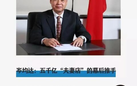 岑均达：五千亿“夫妻店”的幕后推手
