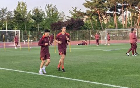 国足抵韩首训：4伤号单练！武磊膝缠绷带出战成疑，伊万暗示变阵-武磊韩国队