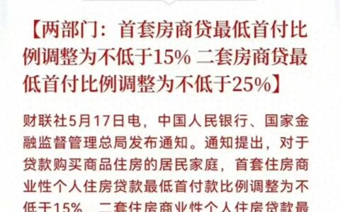 重磅消息！央行发布楼市三条新政，降首付降利率，房产春天来了吗-央行降准房价