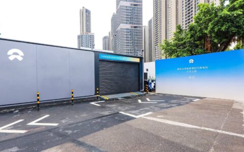 蔚来第四代换电站正式上线-为蔚来汽车研发第二代换电站