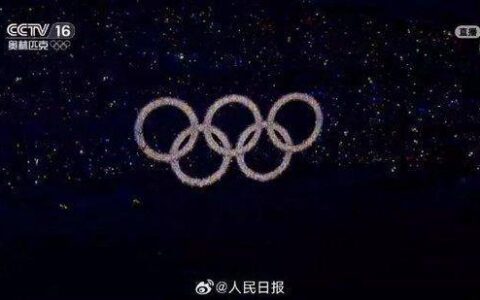 北京奥运五环、龙队神图、贾玲德罗巴同框，巴黎奥运会开幕式现场盛况！-北京奥运会的五环展示